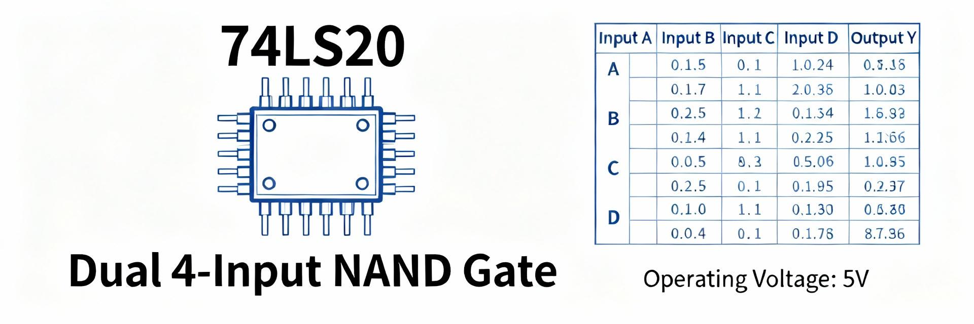 74LS20 datasheet: Compact Specs & Test Data Summary